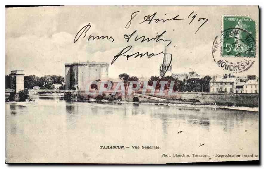 CPA Tarascon Vue Generale 