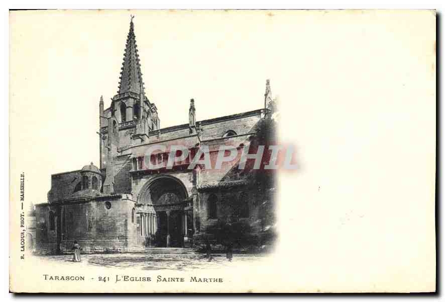CPA Tarascon L'Eglise Sainte Marthe 