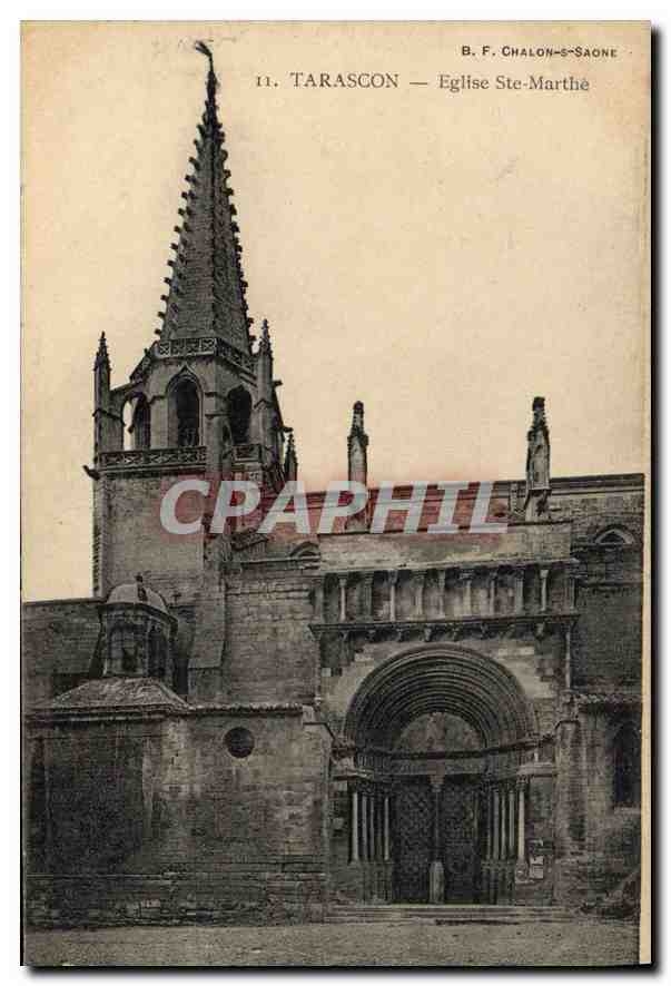 CPA Tarascon Eglise Ste Marthe 
