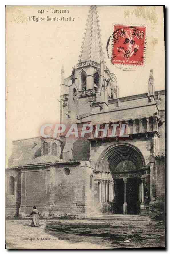 CPA Tarascon L'Eglise Sainte Marthe 