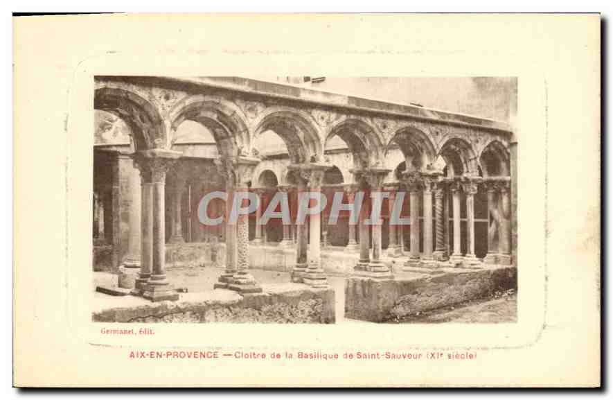 CPA Aix en Provence Cloitre de la Basilique de Saint Sauveur 