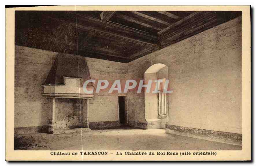 CPA Chateau de Tarascon La Chambre du Roi Rene aile orientale