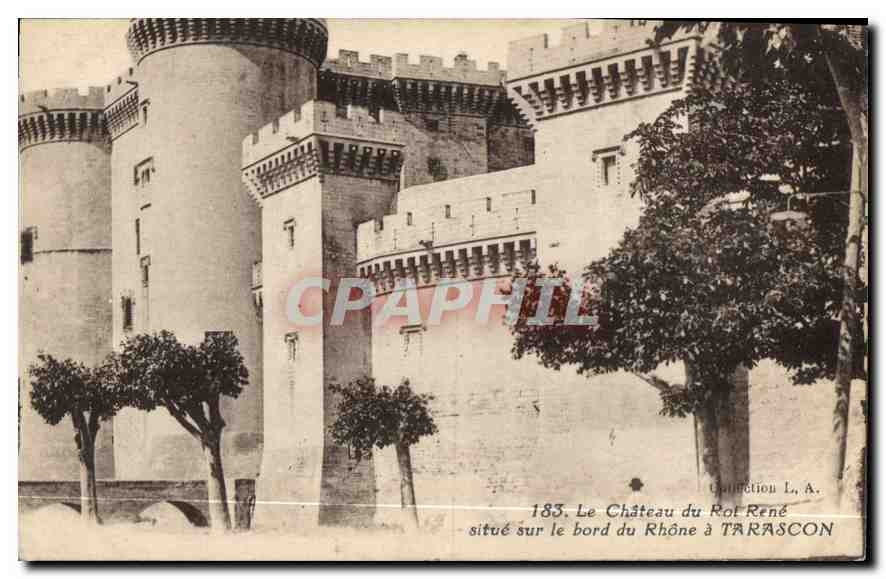 CPA Le Chateau du Roi Rene situe sur le Bord du Rhone a Tarascon