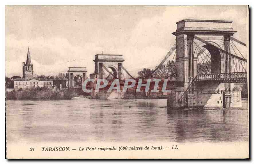 CPA Tarascon Le Pont suspendu 