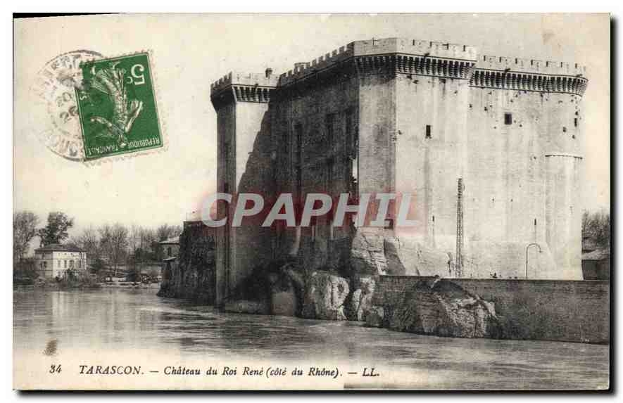 CPA Tarascon Chateau du Roi Rene cote du Rhone