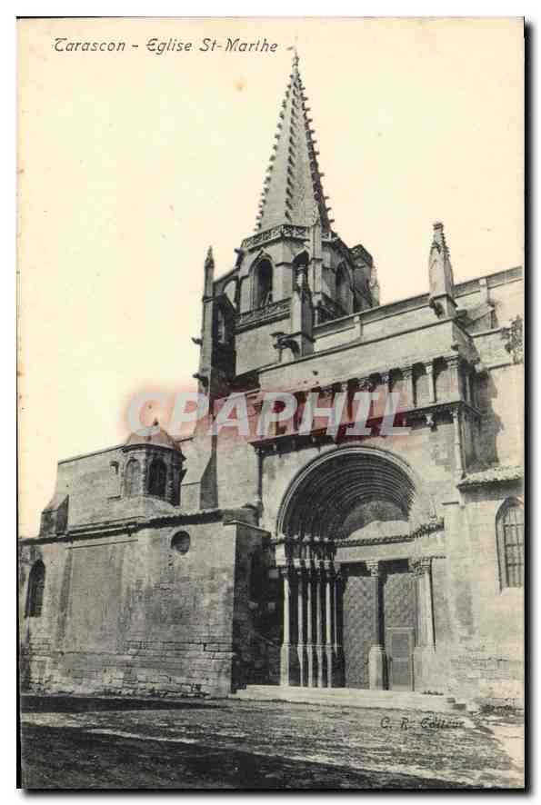 CPA Tarascon Eglise St Marthe 