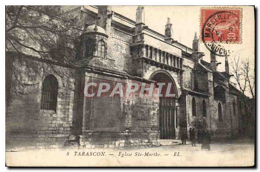 CPA Tarascon Eglise Ste Marthe 