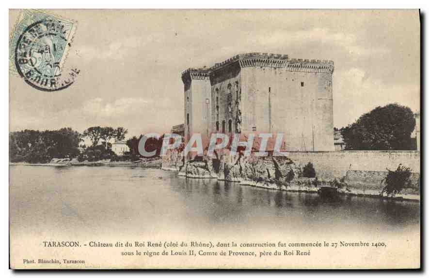 CPA Tarascon Chateau dit du Roi Rene cote du Rhone