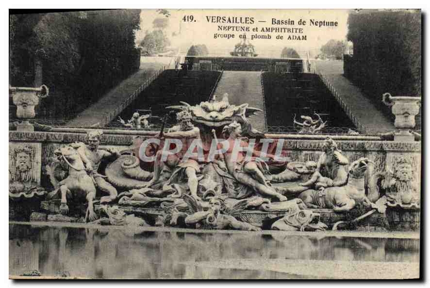 CPA Versailles Bassin de Neptune 