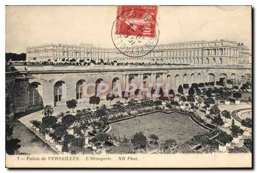 CPA Palais de Versailles L'Orangerie 