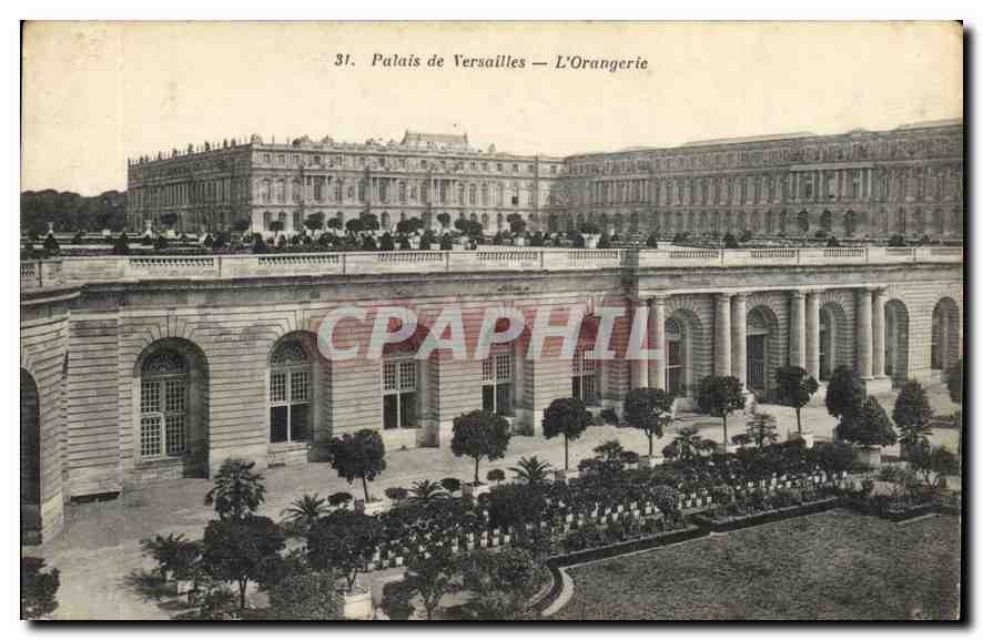 CPA Palais de Versailles L'Orangerie 