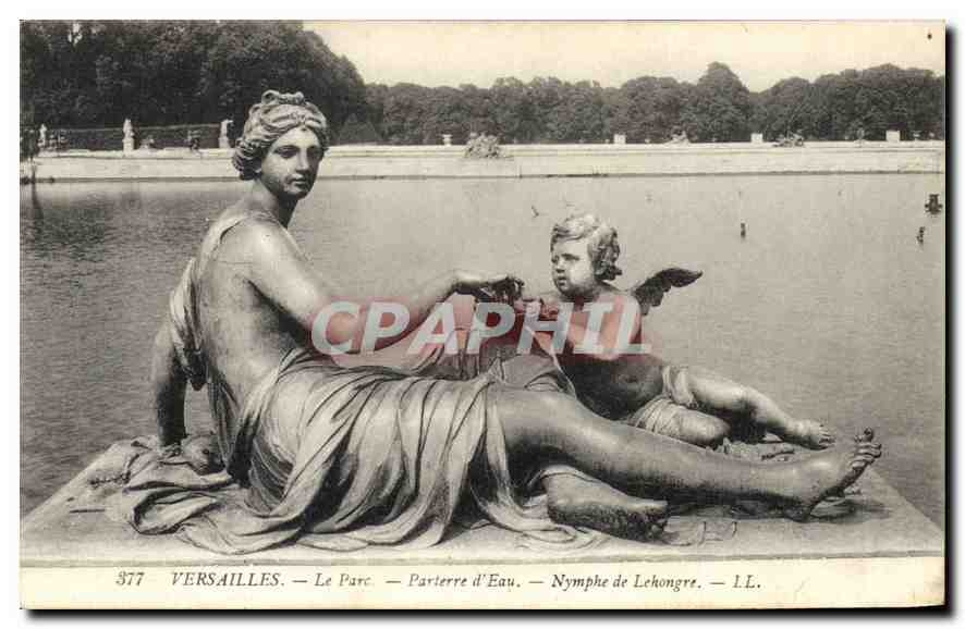 CPA Versailles Le Parc Parierre d'Eau Nymphe de Lehongre 