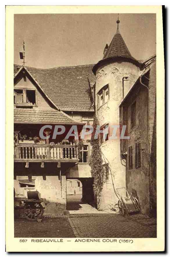 CPA Ribeauville Ancienne Cour 