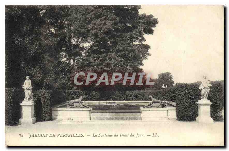 CPA Jardin de Versailles La Fontaine du Point du Jour 