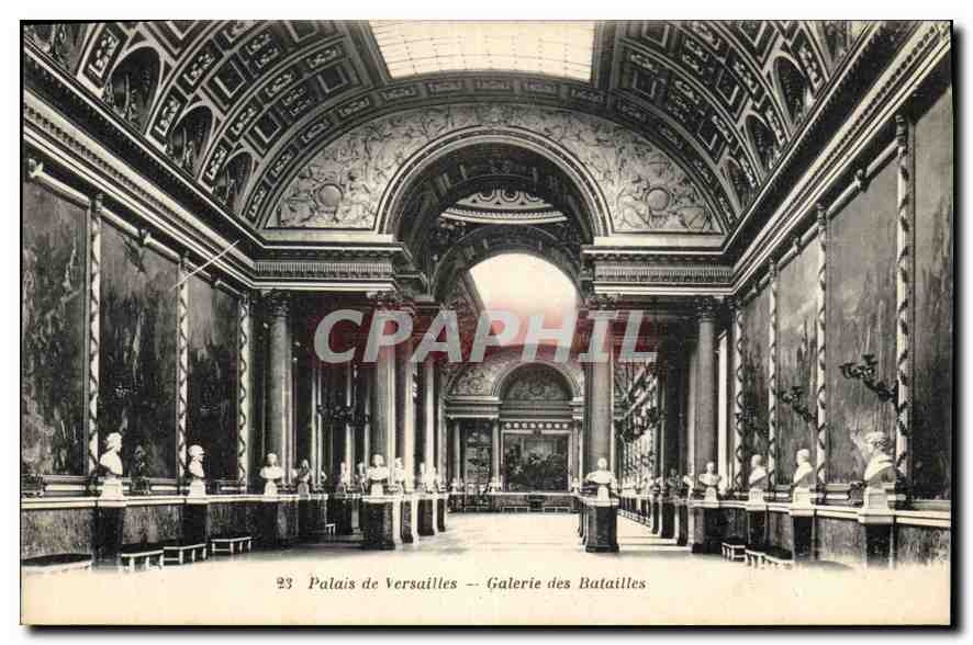 CPA Palais de Versailles Galerie des Batailles 