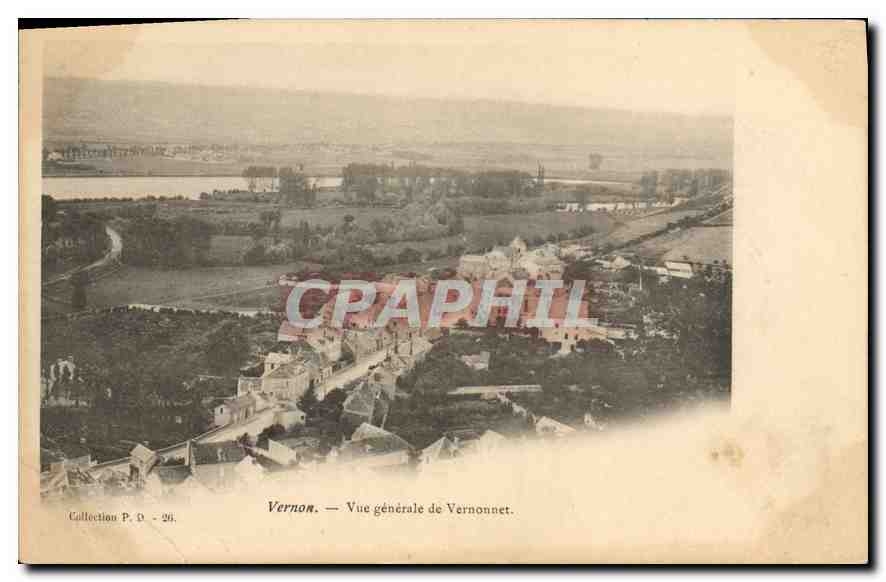 CPA Vernon Vue generale de Vernonnet