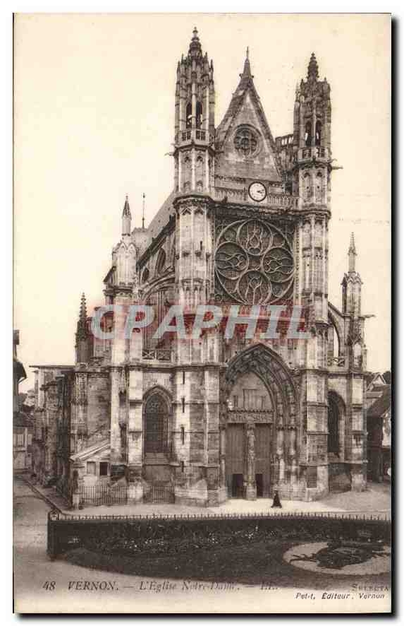 CPA Vernon L'Eglise Notre Dame 