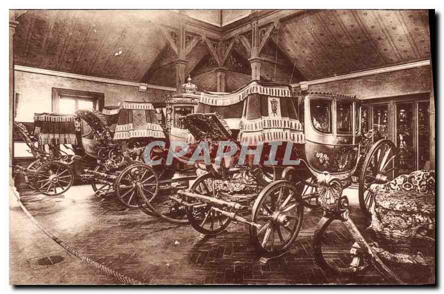 CPA Versailles Grand Trianon Voiture de bapteme du Roi de Rome 
