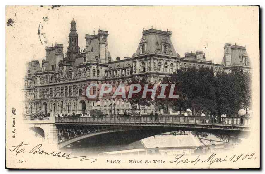 CPA Paris Hotel de Ville 