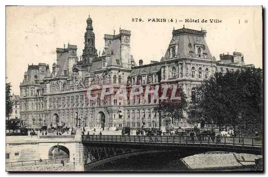 CPA Paris Hotel de Ville 