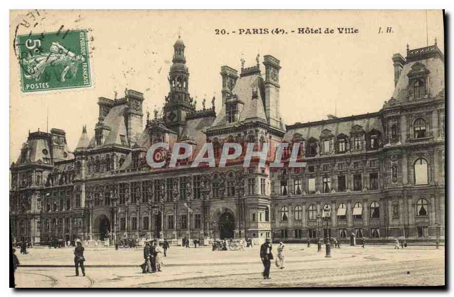 CPA Paris Hotel de Ville
