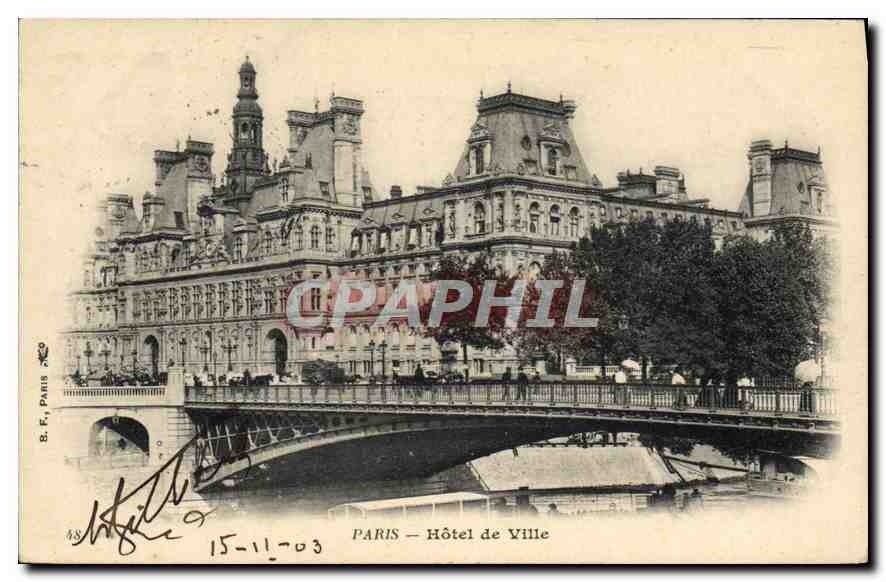 CPA Paris Hotel de Ville