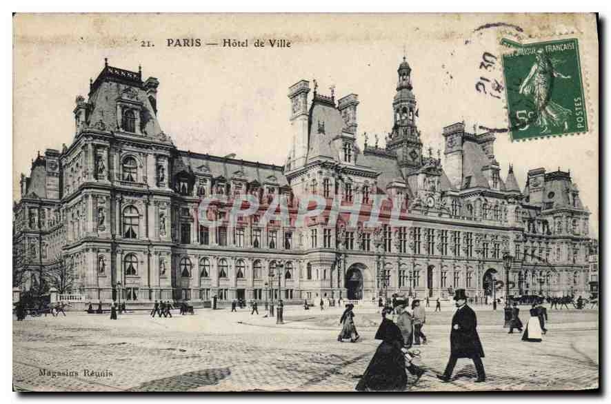 CPA Paris Hotel de Ville