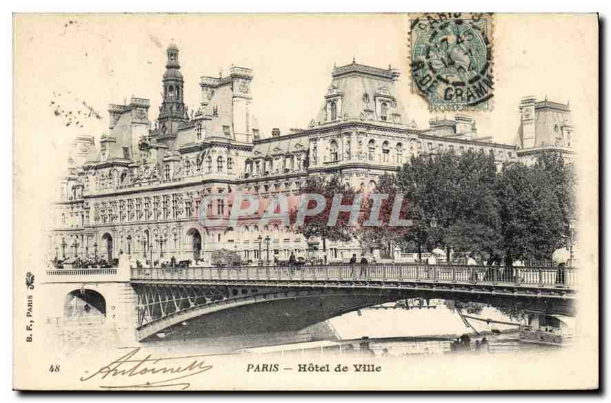 CPA Paris Hotel de Ville