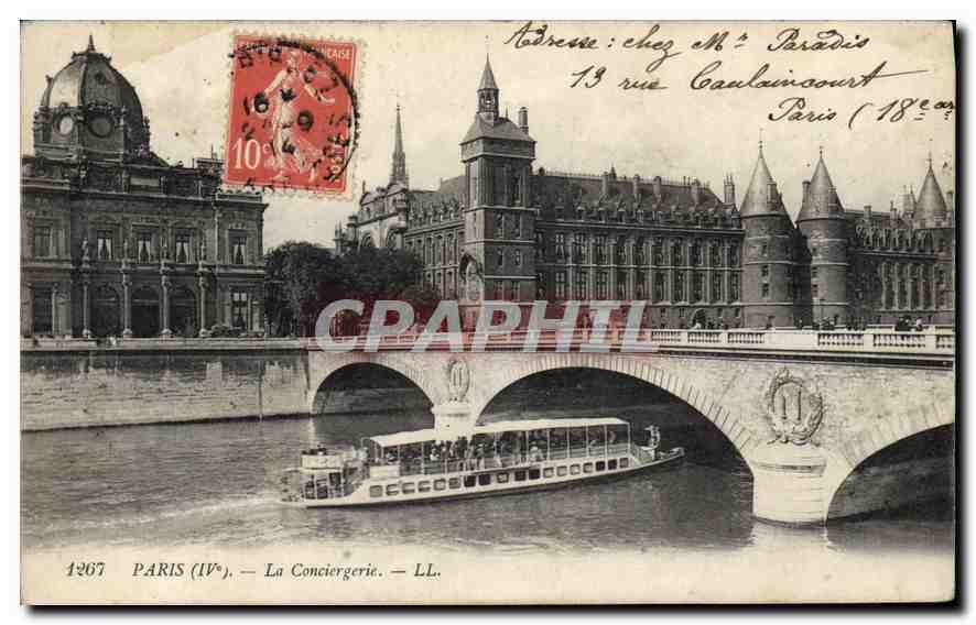 CPA Paris La Conciergerie 