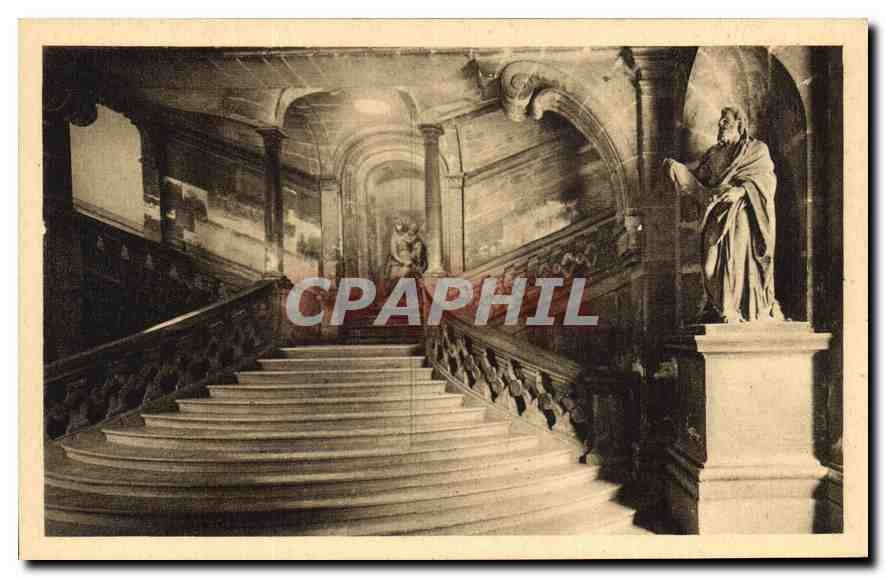 CPA Rue Clovis Pars Le grand escalier Lycee Henri IV