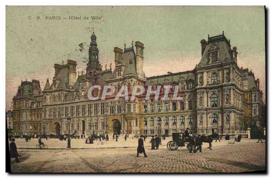 CPA Paris Hotel de Ville