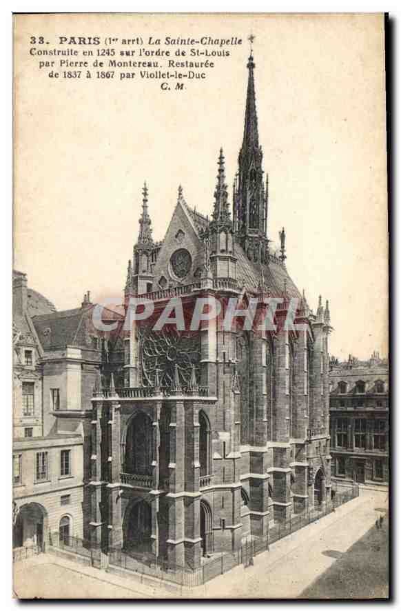 CPA Paris La Sainte Chapelle 