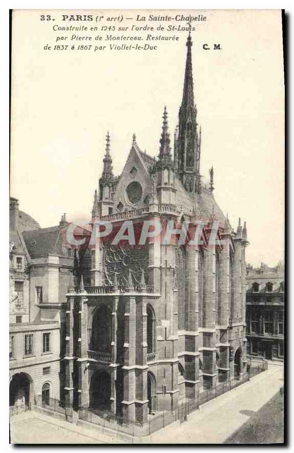 CPA Paris La Sainte Chapelle 