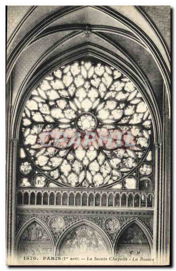 CPA Paris Ier arrt la Sainte chapelle la Rosace 
