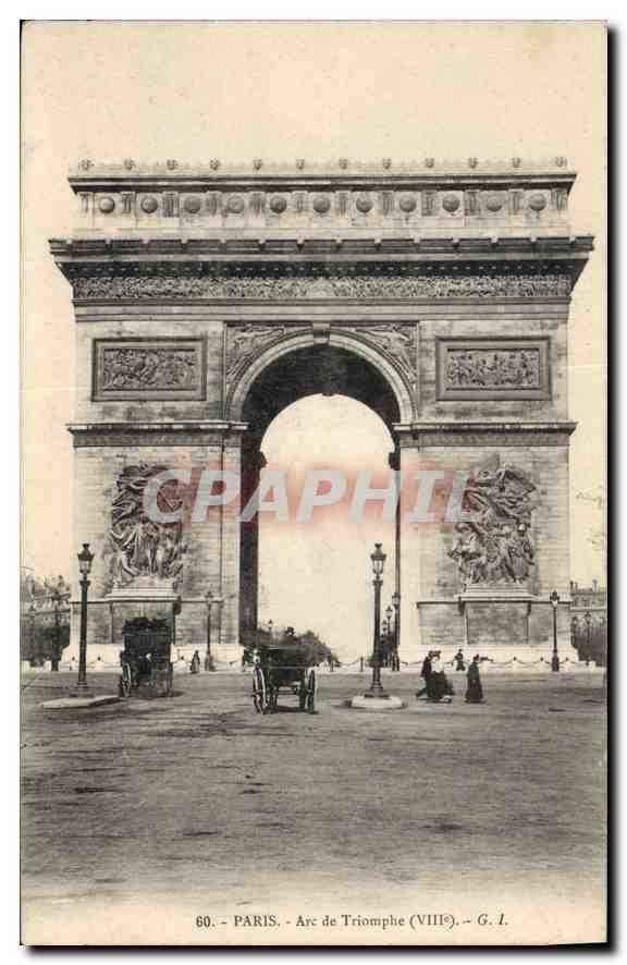 CPA Paris Arc de Triomphe VIII