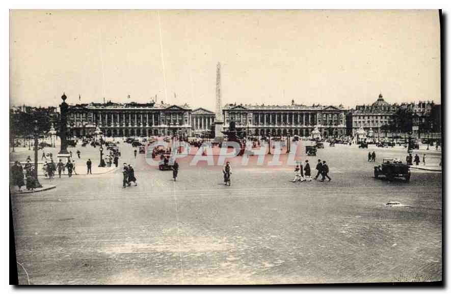 CPA Paris Panorama de la Place de la Concorde L'Obelisque et la Madeleine