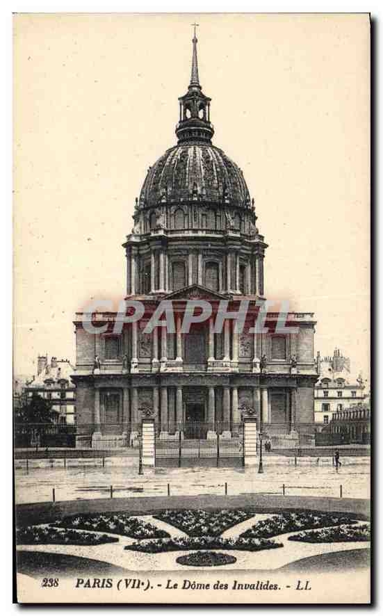 CPA Paris VII Le Dome des Invalides