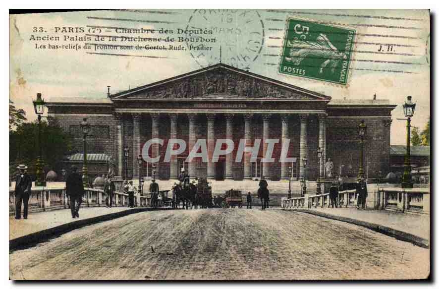 CPA Paris 7 Chambre des Deputes ancien Palais de la Duchesse de Bourbon