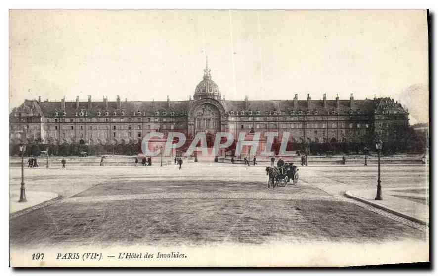 CPA Paris VII L'Hotel des Invalides