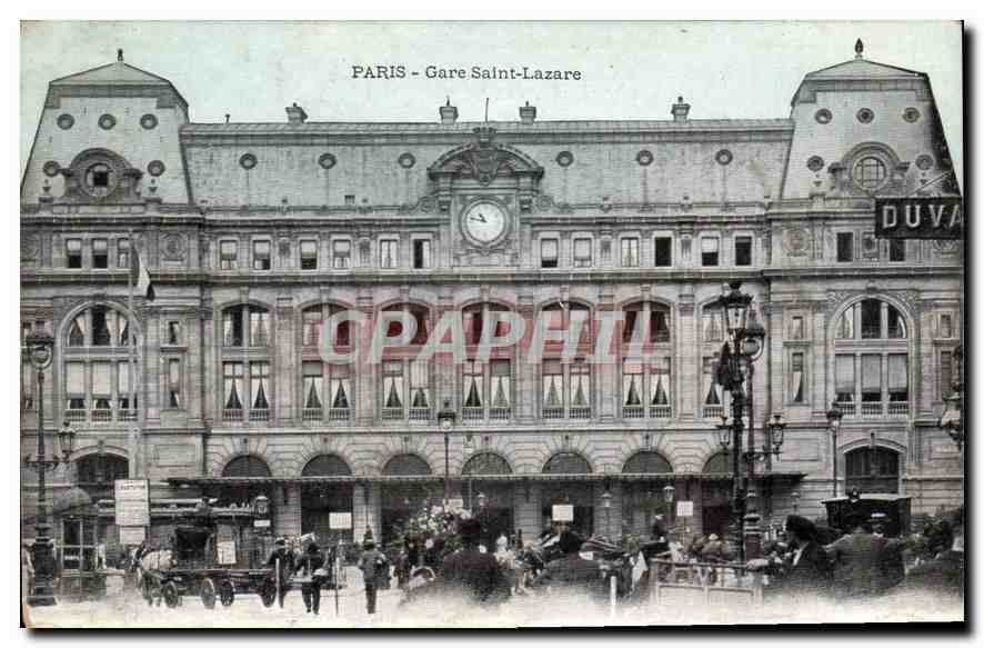CPA Paris Gare Saint Lazare 