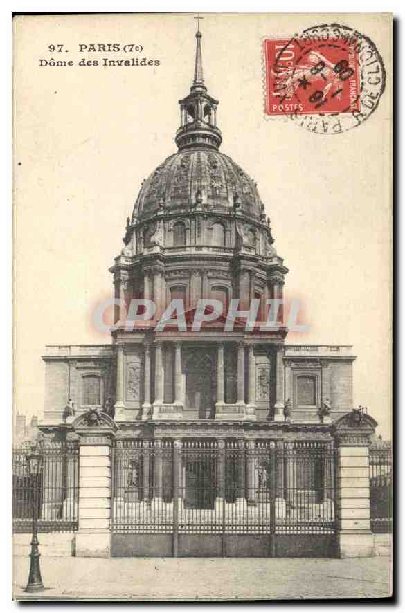 CPA Paris 7 Dome des Invalides