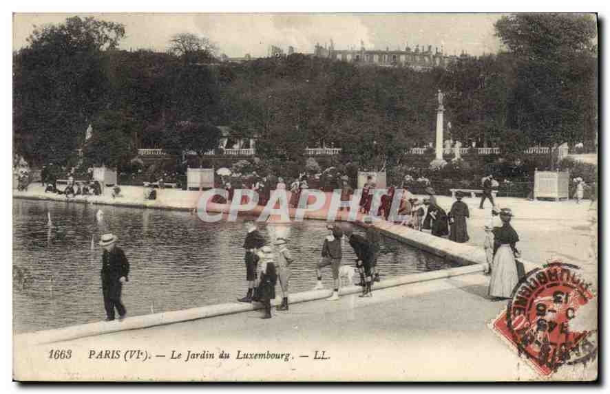 CPA Paris VI Le Jardin du Luxembourg