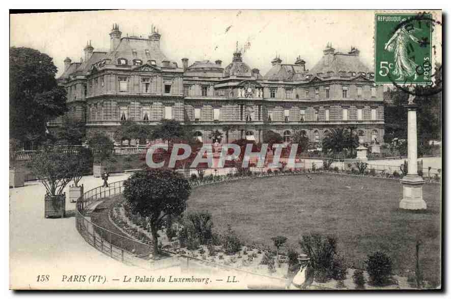 CPA Paris VI Le Palais du Luxembourg