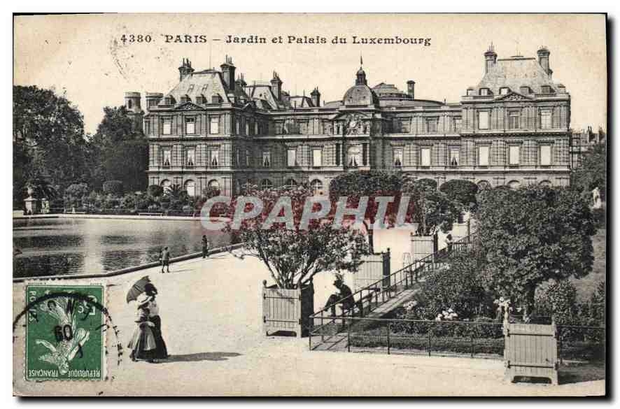 CPA Paris Jardin et Palais du Luxembourg
