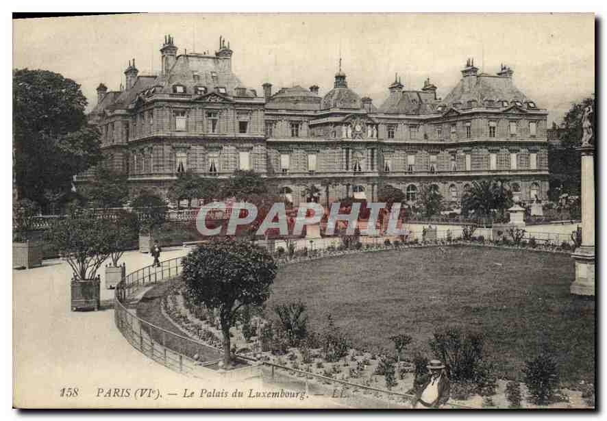 CPA Paris VIe le palais du Luxembourg