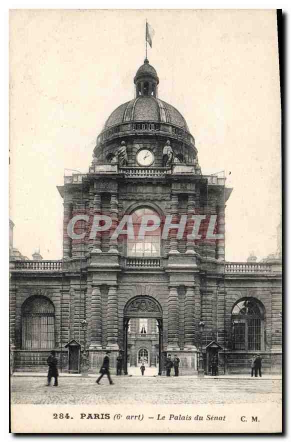 CPA Paris 6e arrt le palais du Senat