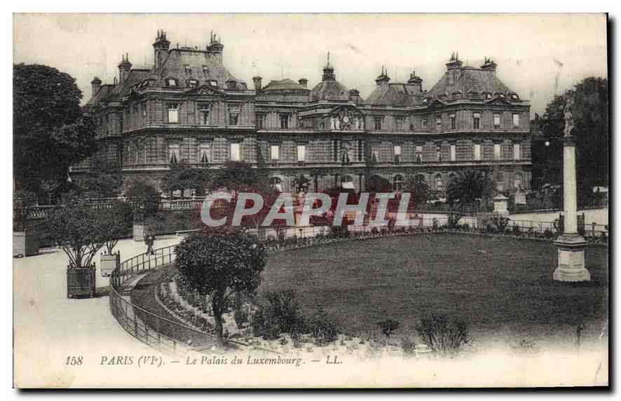 CPA Paris VIe le palais du Luxembourg