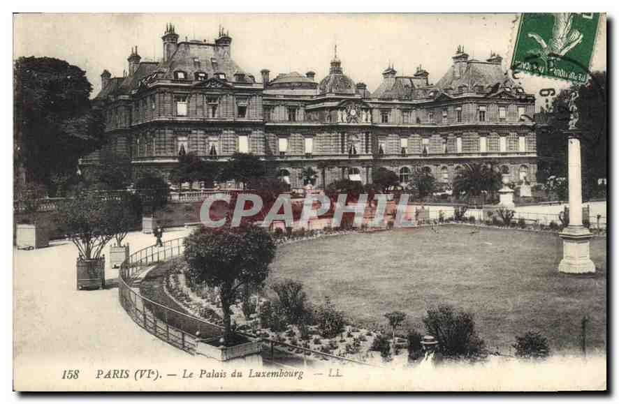 CPA Paris VIe le palais du Luxembourg