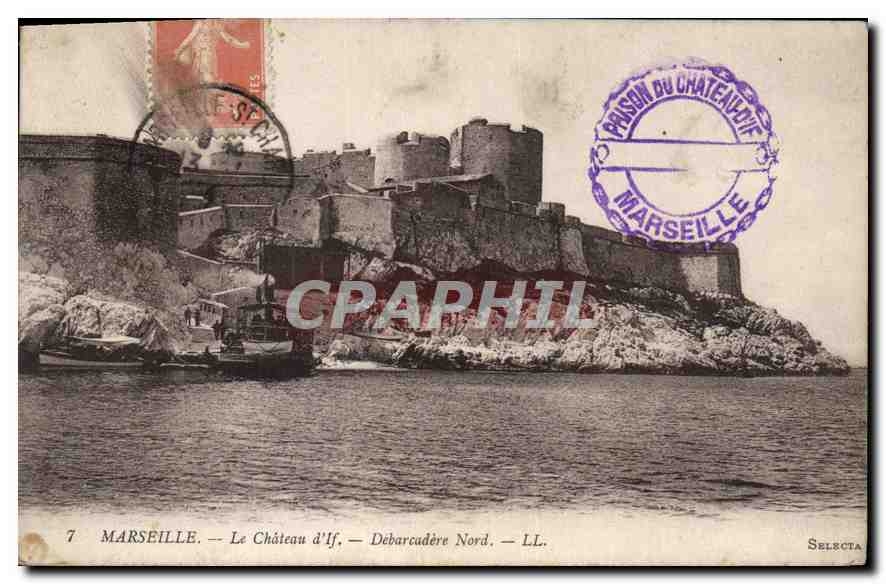 CPA Marseille le chateau d'If Debarcadere Nord 
