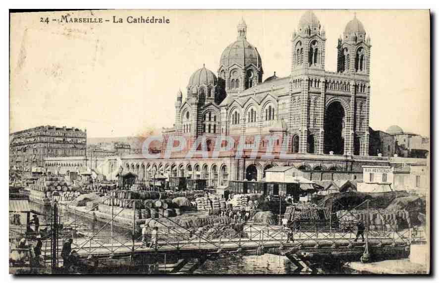 CPA Marseille la cathedrale 